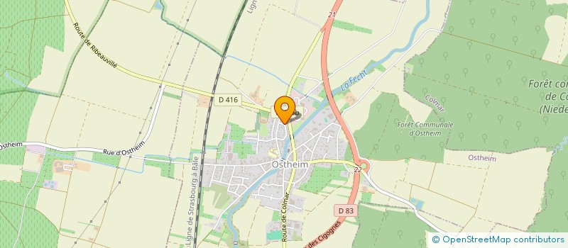 localisation de l'entreprise SCI LES GERANIUMS  OSTHEIM