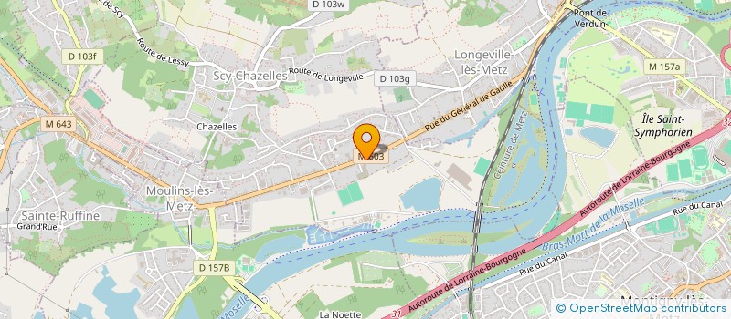 localisation de l'entreprise SCI LES GERANIUMS  SCY-CHAZELLES