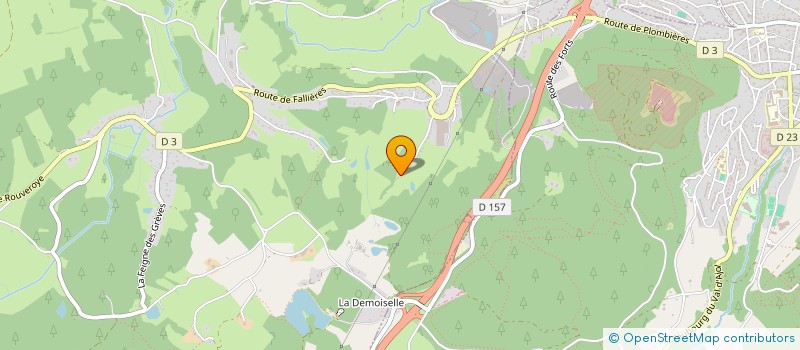 localisation de l'entreprise SCI LES GETTES  SAINT-NABORD