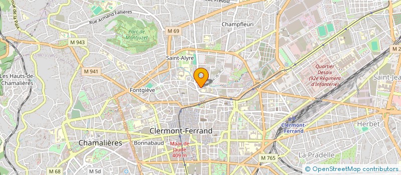 localisation de l'entreprise SCI LES GIARDINIS  CLERMONT-FERRAND