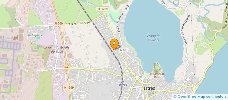 localisation de l'entreprise SCI LES GINESTES  ISTRES