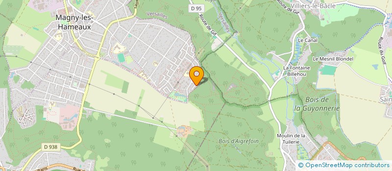 localisation de l'entreprise SCI LES GINKGOS  MAGNY-LES-HAMEAUX