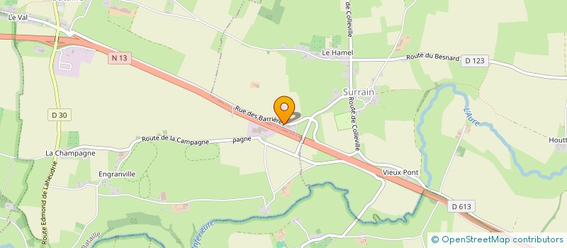 localisation de l'entreprise SCI LES GINNETTES  FORMIGNY LA BATAILLE