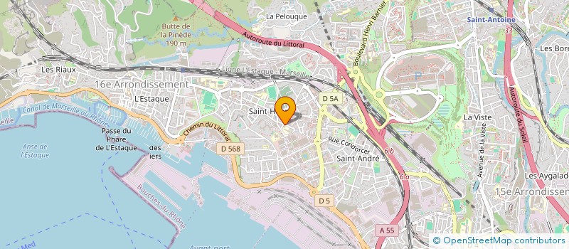 localisation de l'entreprise SCI LES GIRELLES à MARSEILLE