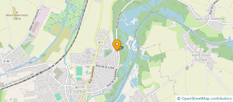 localisation de l'entreprise SCI LES GIROFLEES à CORBIE