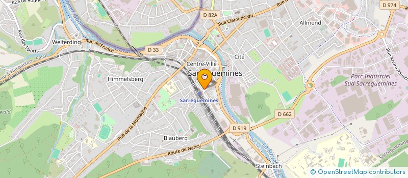localisation de l'entreprise SCI LES GIROLLES à SARREGUEMINES