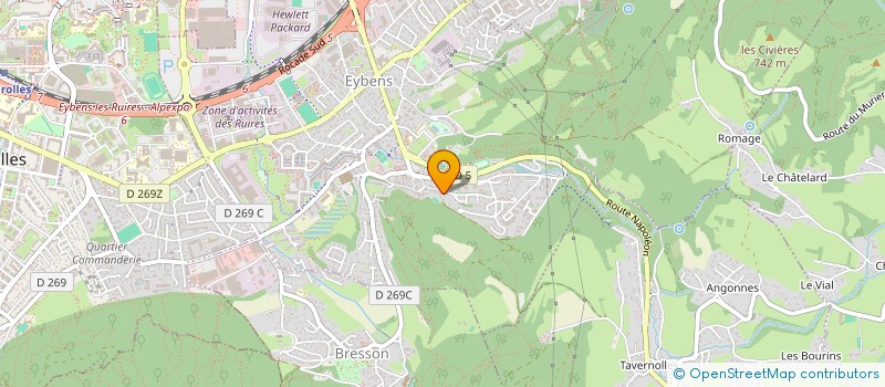 localisation de l'entreprise SCI LES GIROLLES à EYBENS