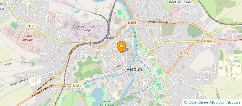 localisation de l'entreprise SCI LES GIROLLES à VERDUN