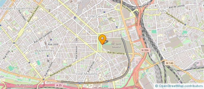 localisation de l'entreprise SCI LES GIRONDINS à LILLE