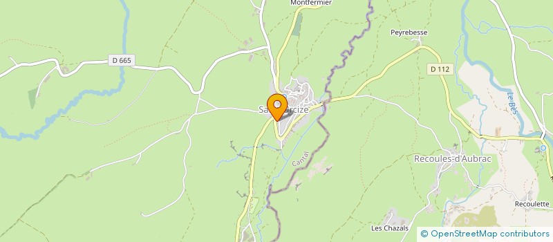 localisation de l'entreprise SCI LES GITES D'AUBRAC à SAINT-URCIZE