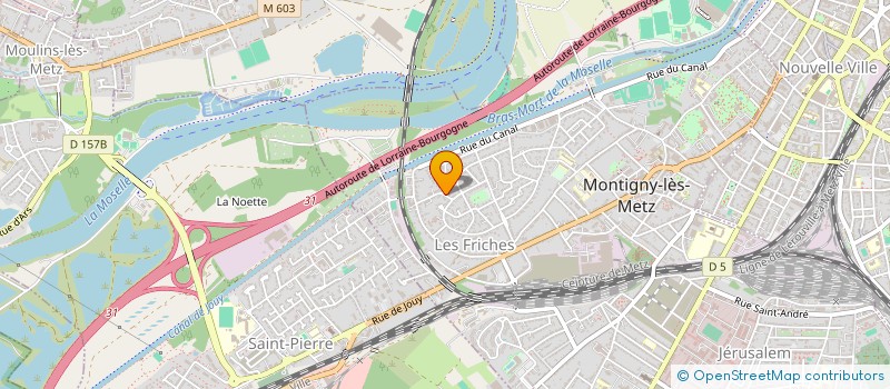 localisation de l'entreprise SCI LES GITES DES FRICHES à MONTIGNY-LES-METZ