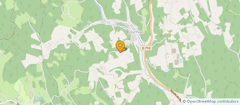 localisation de l'entreprise SCI LES GITES DU PRESSOIR  JOURNIAC