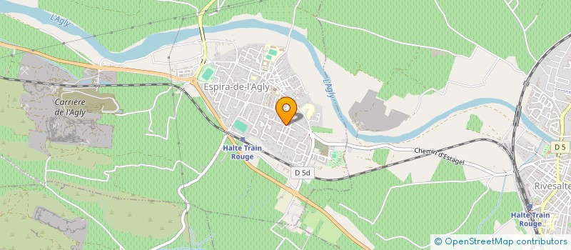 localisation de l'entreprise SCI LES GITES EN DONEZAN  ESPIRA-DE-L'AGLY