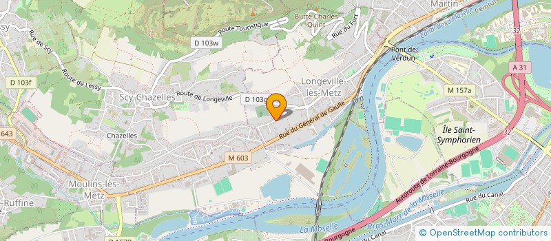 localisation de l'entreprise SCI LES GLACIS à LONGEVILLE-LES-METZ