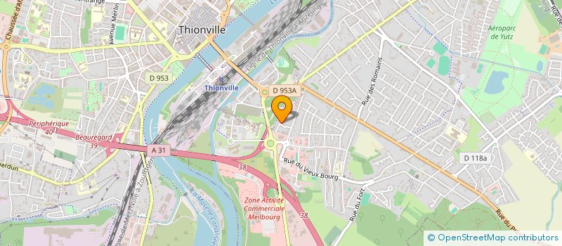 localisation de l'entreprise SCI LES GLACIS  YUTZ