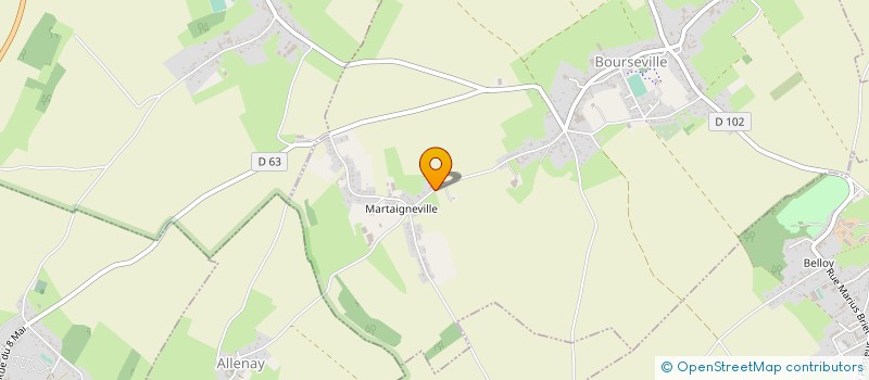 localisation de l'entreprise SCI LES GLAIEULS  BOURSEVILLE