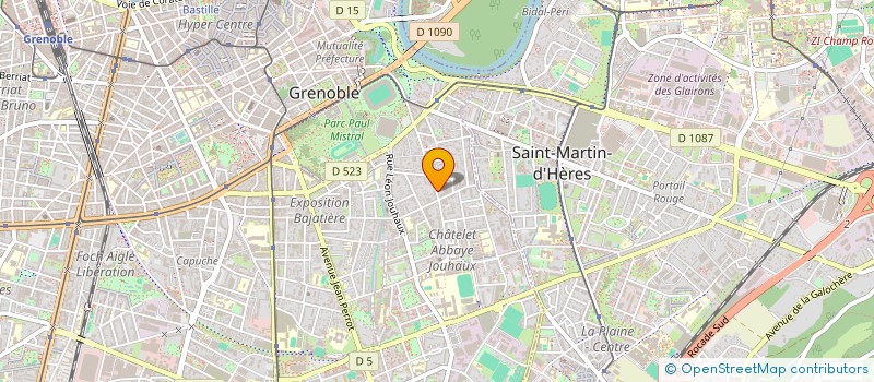 localisation de l'entreprise SCI LES GLAIEULS  GRENOBLE