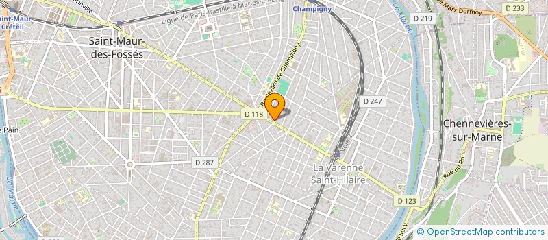 localisation de l'entreprise SCI LES GLAIEULS à SAINT-MAUR-DES-FOSSES