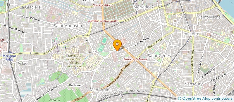 localisation de l'entreprise SCI LES GLAIEULS  BORDEAUX