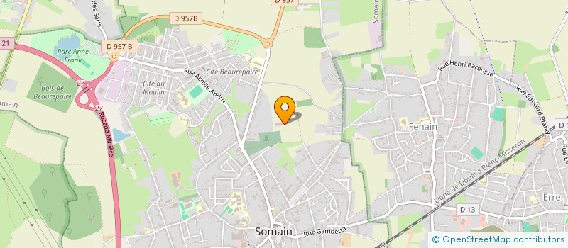 localisation de l'entreprise SCI LES GLAIEULS  BRUILLE-LEZ-MARCHIENNES