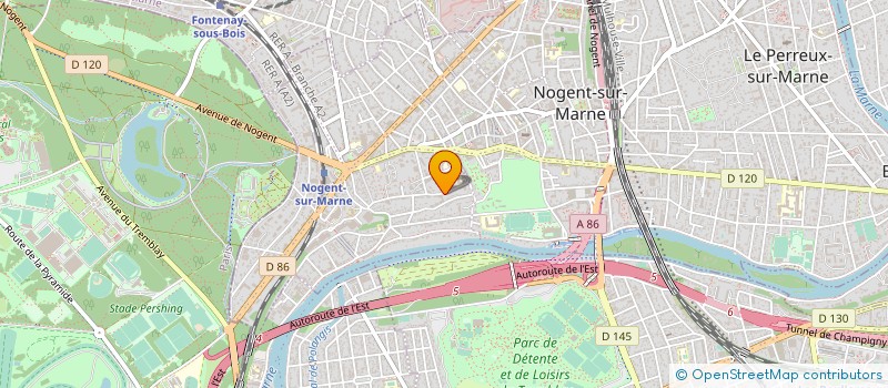localisation de l'entreprise SCI LES GLENAN  NOGENT-SUR-MARNE