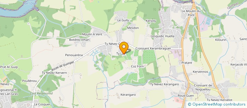 localisation de l'entreprise SCI LES GLENAN  GOUESNACH