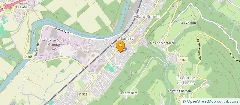 localisation de l'entreprise SCI LES GLIERES  VILLARD-BONNOT