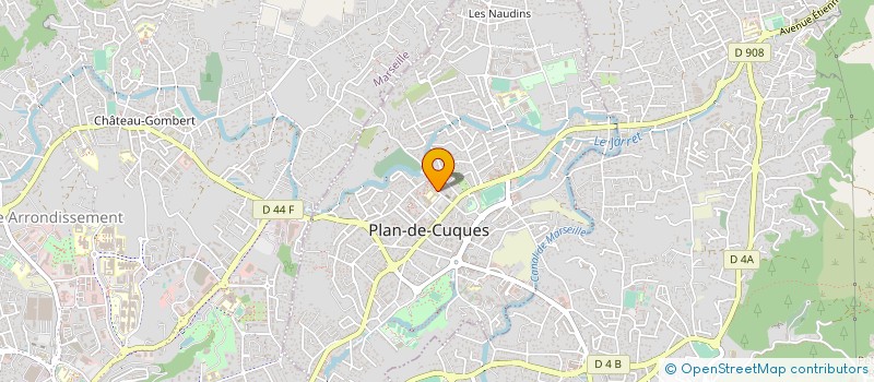 localisation de l'entreprise SCI LES GLORIETTES à PLAN-DE-CUQUES