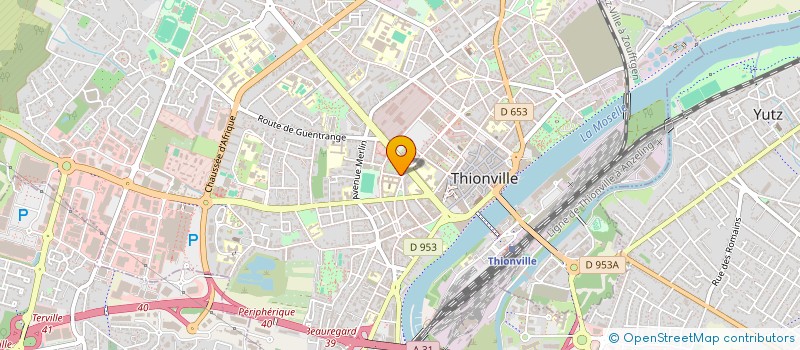 localisation de l'entreprise SCI LES GLYCINES à THIONVILLE