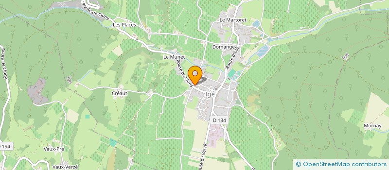 localisation de l'entreprise SCI LES GLYCINES à IGE