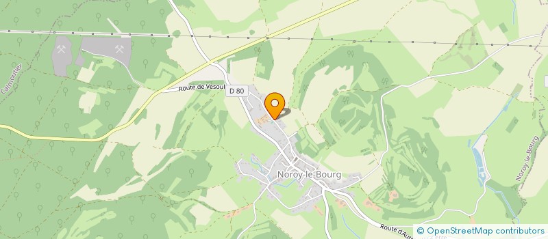 localisation de l'entreprise SCI LES GLYCINES  NOROY-LE-BOURG