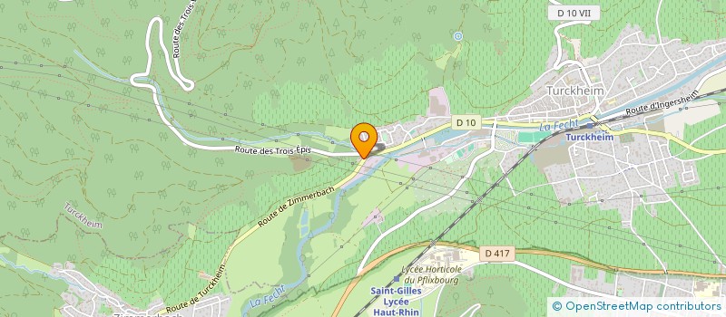 localisation de l'entreprise SCI LES GLYCINES  WALBACH