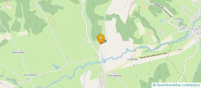 localisation de l'entreprise SCI LES GLYCINES  NOAILLY