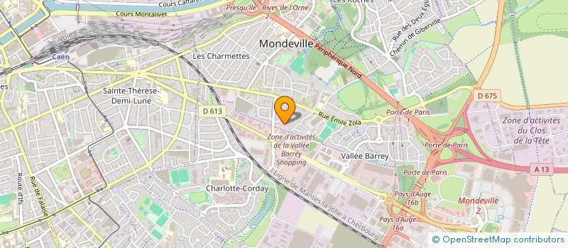 localisation de l'entreprise SCI LES GLYCINES à MONDEVILLE