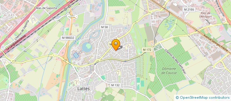 localisation de l'entreprise SCI LES GLYCINES à LATTES