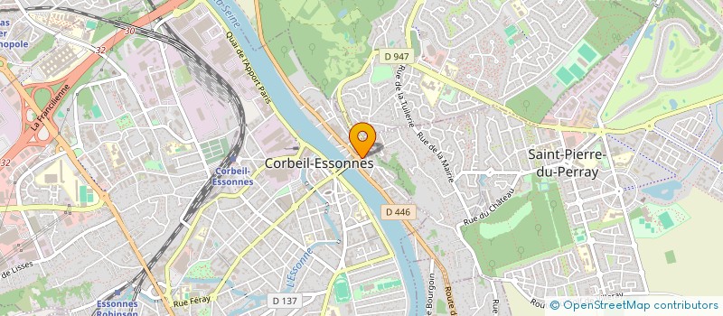localisation de l'entreprise SCI LES GLYCINES à CORBEIL-ESSONNES