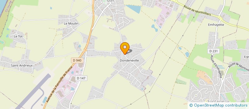 localisation de l'entreprise SCI LES GLYCINES  OCTEVILLE-SUR-MER