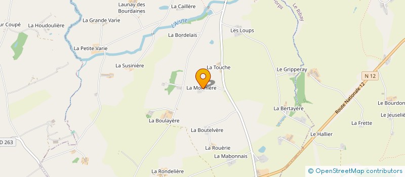 localisation de l'entreprise SCI LES GLYCINES  LE HORPS