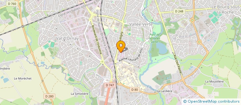 localisation de l'entreprise SCI LES GLYCINES à LA ROCHE-SUR-YON