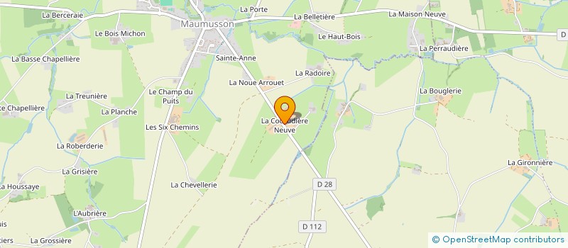 localisation de l'entreprise SCI LES GLYCINES  VALLONS-DE-L'ERDRE