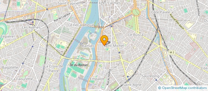 localisation de l'entreprise SCI LES GLYCINES  TOULOUSE
