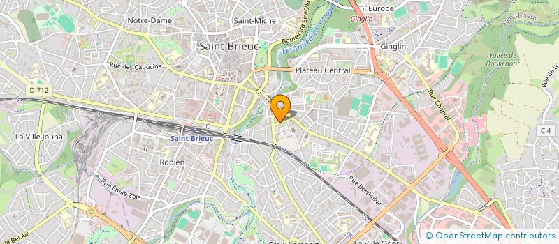 localisation de l'entreprise SCI LES GLYCINES à SAINT-BRIEUC