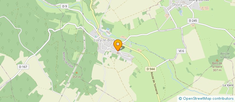 localisation de l'entreprise SCI LES GLYCINES  LUCY-LE-BOIS