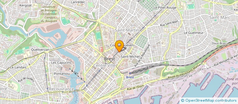 localisation de l'entreprise SCI LES GLYCINES  BREST