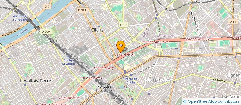 localisation de l'entreprise SCI LES GLYCINES à CLICHY