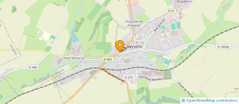 localisation de l'entreprise SCI LES GLYCINES  BURELLES