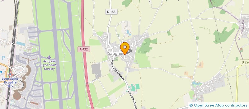 localisation de l'entreprise SCI LES GLYCINES  COLOMBIER-SAUGNIEU