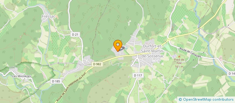 localisation de l'entreprise SCI LES GLYCINES  DURFORT-ET-SAINT-MARTIN-DE-SOSSENAC