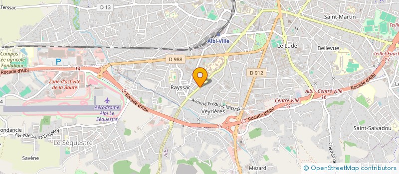 localisation de l'entreprise SCI LES GLYCINES à ALBI
