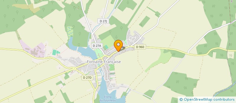 localisation de l'entreprise SCI LES GLYCINES  FONTAINE-FRANCAISE